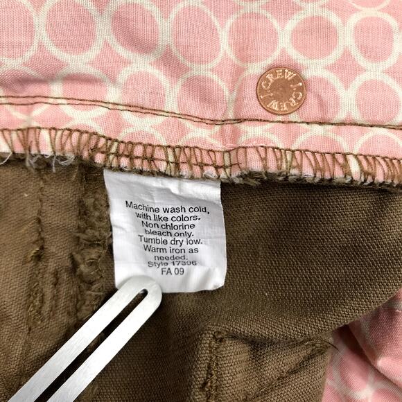 J.CREW Factory Corduroy Bootcut Pants Women 8S Brown VTG Straight Retro Gorpcore - Picture 9 of 12